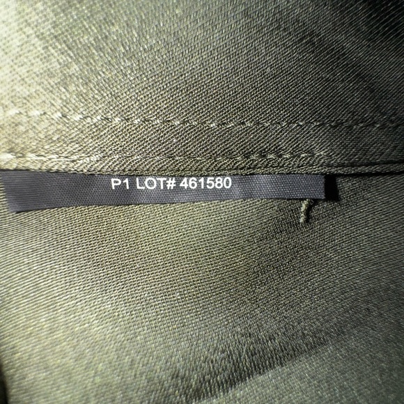 Theory brand trapeze Button Down top. Dark Rosemary green. Size TP (XS) VGUC - Picture 10 of 12